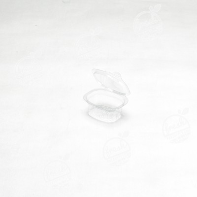 ถ้วยเหลี่ยม 1 oz PET + ฝาในตัว (EP)