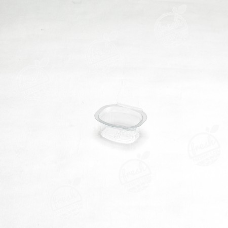 ถ้วยเหลี่ยม 1 oz PET + ฝาในตัว (EP)